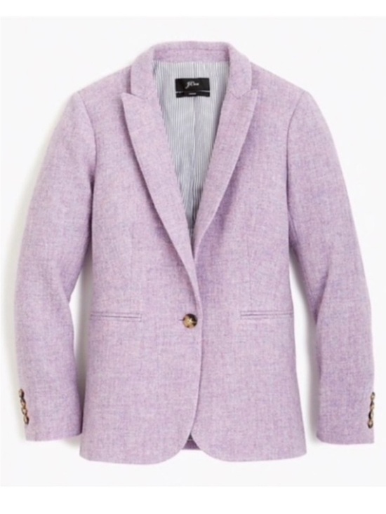 J. Crew Jackets & Blazers - J.Crew Parke Blazer Wool Lavender Purple Tailored Jacket Women’s Size 14